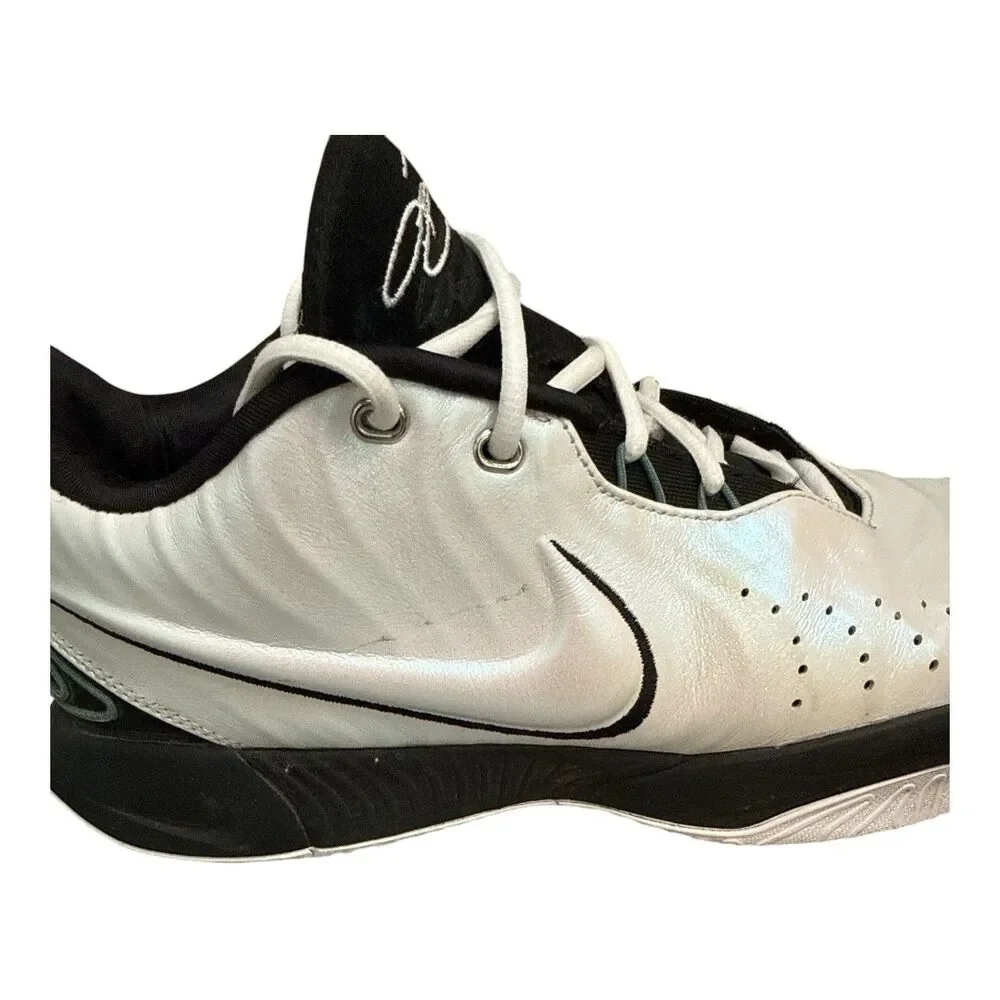 Nike LeBron 21 Conchiolin Mens Size 10.5 White Black Basketball Shoes Sneakers
